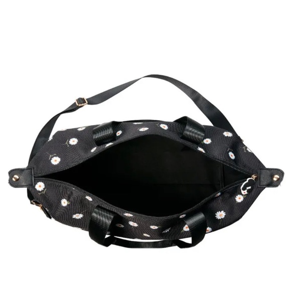 NWT ALICE + OLIVIA Daisy duffle bag, beach bag, gym bag - Value $150 - Picture 3 of 9